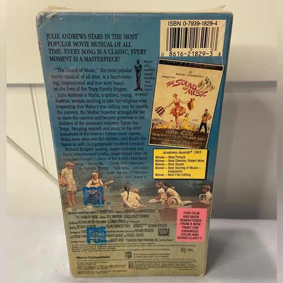 The Sound of Music Rodgers and Hammerstein Silver Anniversary Sealed VHS - Picture 3 of 6